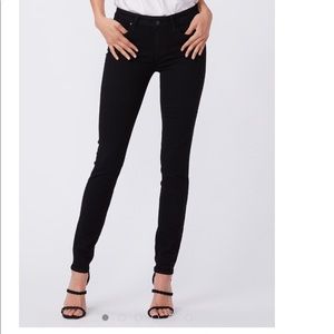 Womens Paige Verdugo Ultra skinny black jean like new bodycon spandex  size 31